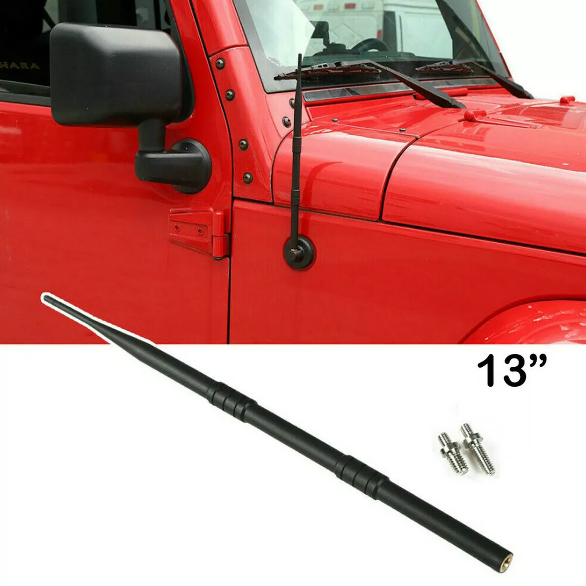 13” Car Radio Antenna for Jeep Wrangler JK JKU JL JLU Gladiator JT p  2007-2021