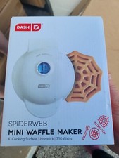 DASH Spider Web Mini Waffle Maker halloween