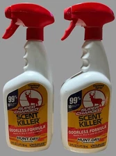 Wildlife Research Scent Killer Spray 24oz 2 Pack Odorless Hunt Dry 04/2027 NEW