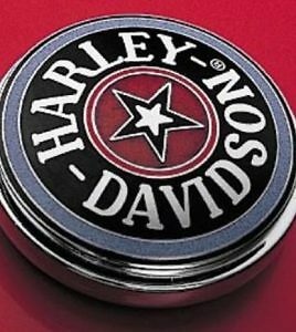 Medaglione tappo serbatoio HARLEY DAVIDSON STAR SOFTAIL DYNA SPORTSTER ROAD KING - Foto 10 di 12