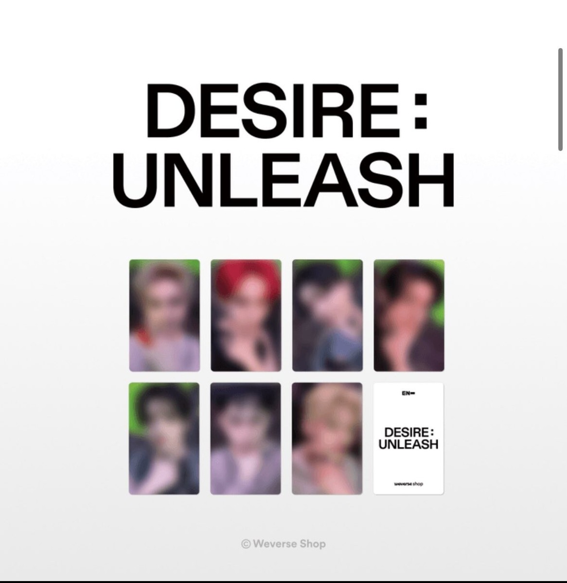 ENHYPEN x DESIRE:UNLEASH YOUTUBE GIFT weverse pob ld
