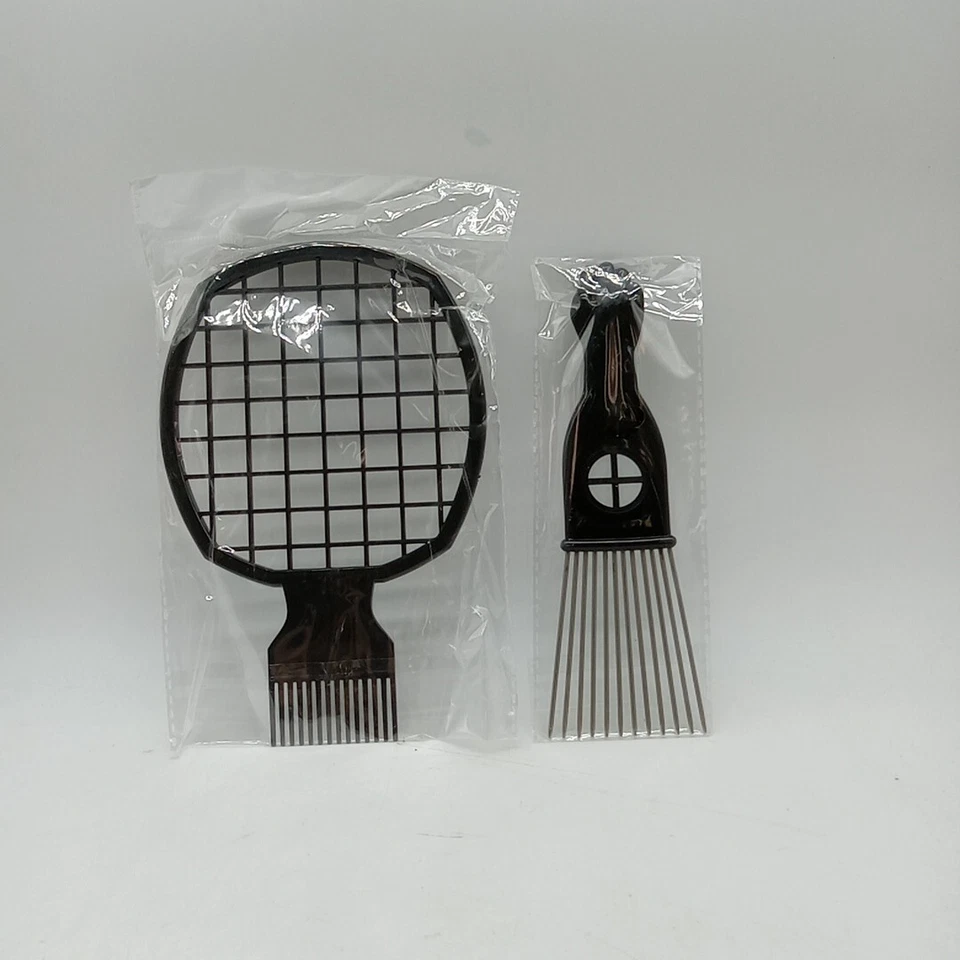 Afro Hair Pick Twist Comb Twist Hair Up Curly for Afros Dreads, 2 In 1 ..184 - Image 3 of 3
