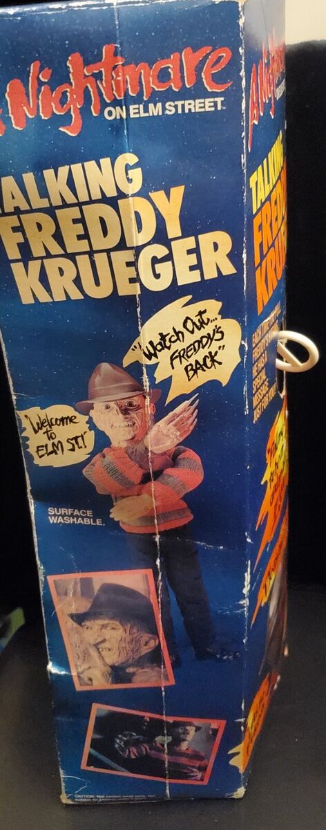 A Nightmare on Elm Street” Freddy Krueger Talking Doll 1989 A Nightmare on Elm Street” Freddy Krueger Talking Doll 1989