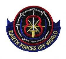 Babylon 5 Earth Forces Off World Patch - Uniform Aufnäher neu