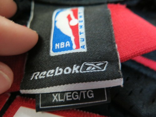 ONEAL jersey 32 NBA AUTHENTIC XL +2 Rbk MENS Heat Black SHIRT - Picture 5 of 11