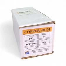 Trinity Brand Industries (McMaster-Carr) Copper Shim Stock 6CPR50-4 (9709K91)