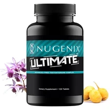 Nugenix Ultimate Testosterone Booster for Men 120 Capsules - Muscle Growth