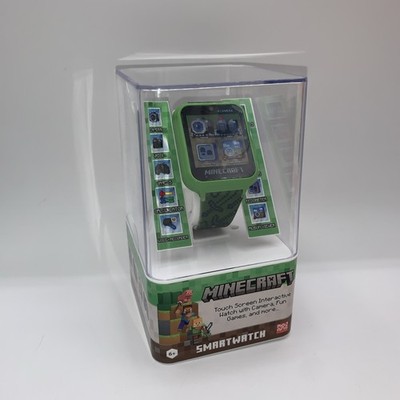 Collections Etc. Kids Minecraft Touchscreen Interactive Smart Watch, MIN4045AZ