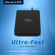 OWC 8TB Envoy Ultra Thunderbolt 5 Portable SSD Enclosure External Drive, Ultra F
