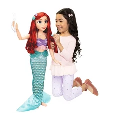 Playdate Ariel Doll 32 Inch Poseable Disney Princess with Hair Clips and Acce...