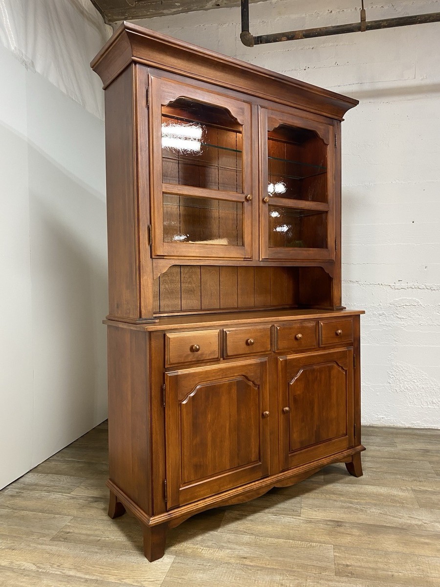 Nichols Stone Vintage French Provincial Hutch Cabinet | eBay