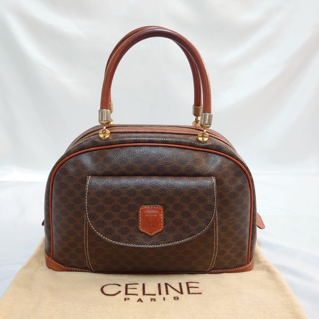 Mint Condition CELINE Macadam Pattern Handbag - image 1
