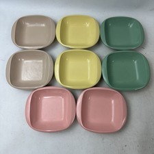Set Of 8 Harmony House Melmac Talk Of The Town Berry Bowls Have Wear Dessert