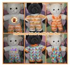OUTFIT ONLY Build A Bear Bat PJs Cartoon Alien Halloween Kawaii Sleeper PJs