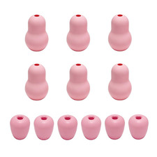 12 Pack Pink Stethoscope Ear Tips Replacement for Littmann Classic Cardiology