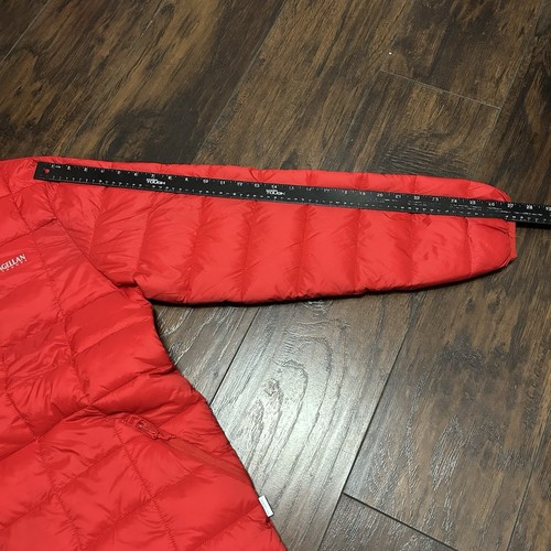 Magellan Mens Red Puffer Jacket Quilted Full Zip Nylon Lightweight Large - Picture 4 of 8