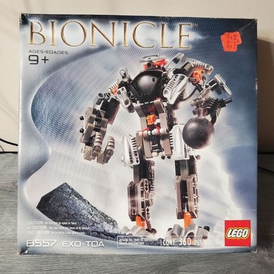 Vintage LEGO Bionicle 8557 Exo-Toa 2002 New Sealed Set 360 PCS Robot Action Figu