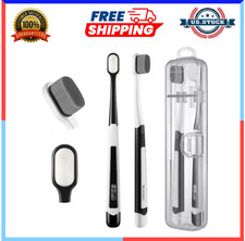 20,000 Bristles Toothbrush   2-Pack Soft Nano Brushes for Adults  Elderly