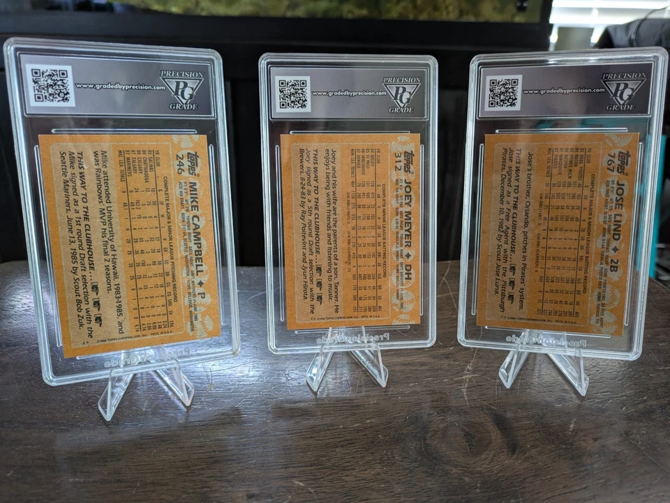 Lote de tarjetas Topps Future Stars 1988 graduadas - Grado de precisión (PG) - De colección 🔥🔥🔥 Foto 2 de 2