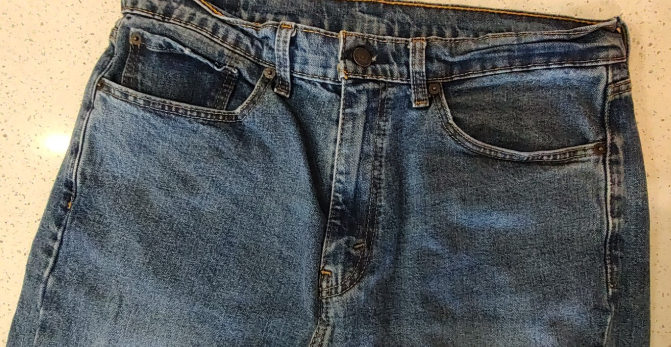 Men's Levi's 505 Blue Jeans 34 x 34 Red Tab thumbnail 2