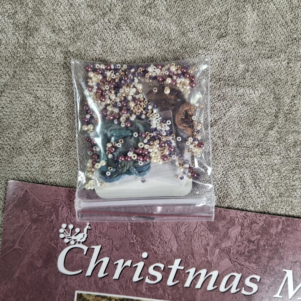 Gráfico de punto de cruz contado Just Nan Christmas Memories #JN054 y paquete de cuentas, PG Foto 3 de 4