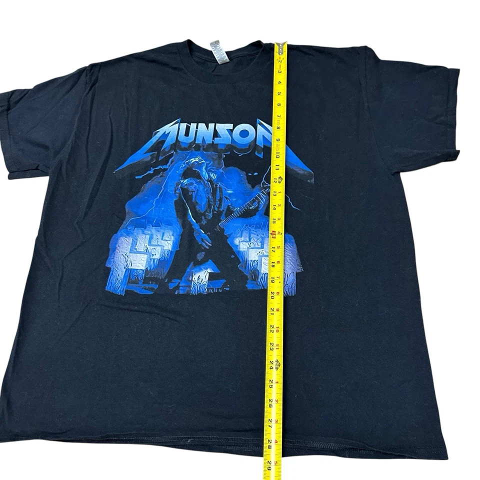 Camiseta Negra Guitarra Stranger Things Eddie Munson The Freak XL Foto 3 de 4