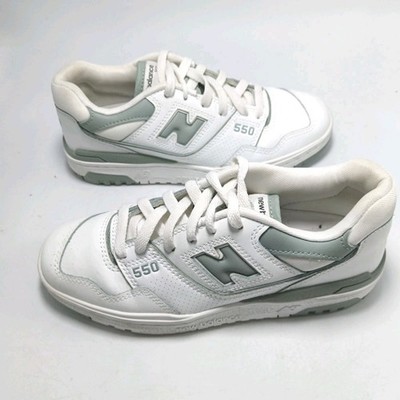 New Balance 550 Leder Sneaker Gr. 5 weiß grau abriebfeste Sohle Sportschuhe