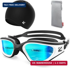 ZIONOR G1 Air Swim Goggles, Anti-Fog UV Protection, Leakproof Comfortable Fit fo
