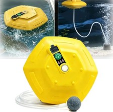Floating  Rechargeable Bait Bucket Aerator, Waterproof with Magnetic Charg