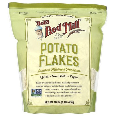 Potato Flakes, Instant Mashed Potatoes, 16 oz (454 g)