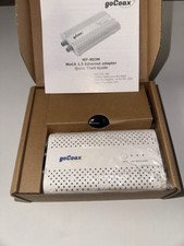 Gocoax Moca Adapter Moca 2.5 2.5gbps Ethernet Over Coax 1xgbe PORT