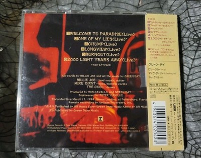 Green Day Live Tracks 1994 CD Japan Import WPCR-204 w Obi Dookie