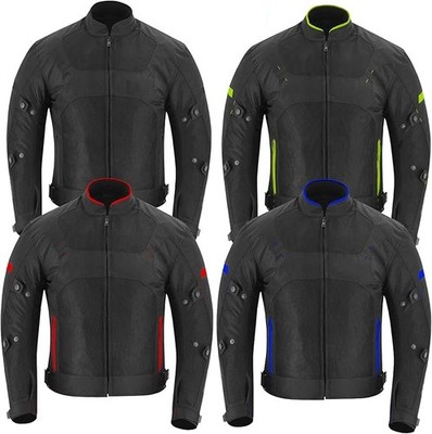 Men s Waterproof Motorcycle Jacket Cordura CE Armored Breathable Summer Riding
