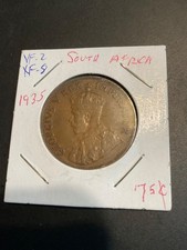 1935 South Africa 1 Penny – King George V – Bronze Colonial Coin