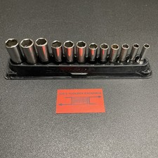 Snap On Tools 212sfsmy 38 Drive 6-point Deep Socket 8-19mm Chrome Usa