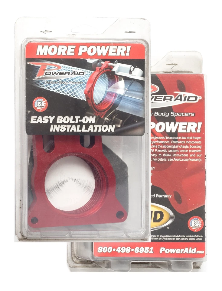 AirAid PowerAid Throttle Body Spacer Fits 2002-06 Cadillac Escalade Part 2005121 - Image 3 of 4