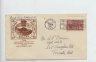FDC OF THE FIRST CANADIAN PHILATELIC EXIBITION  1937 SEE SLOGAN