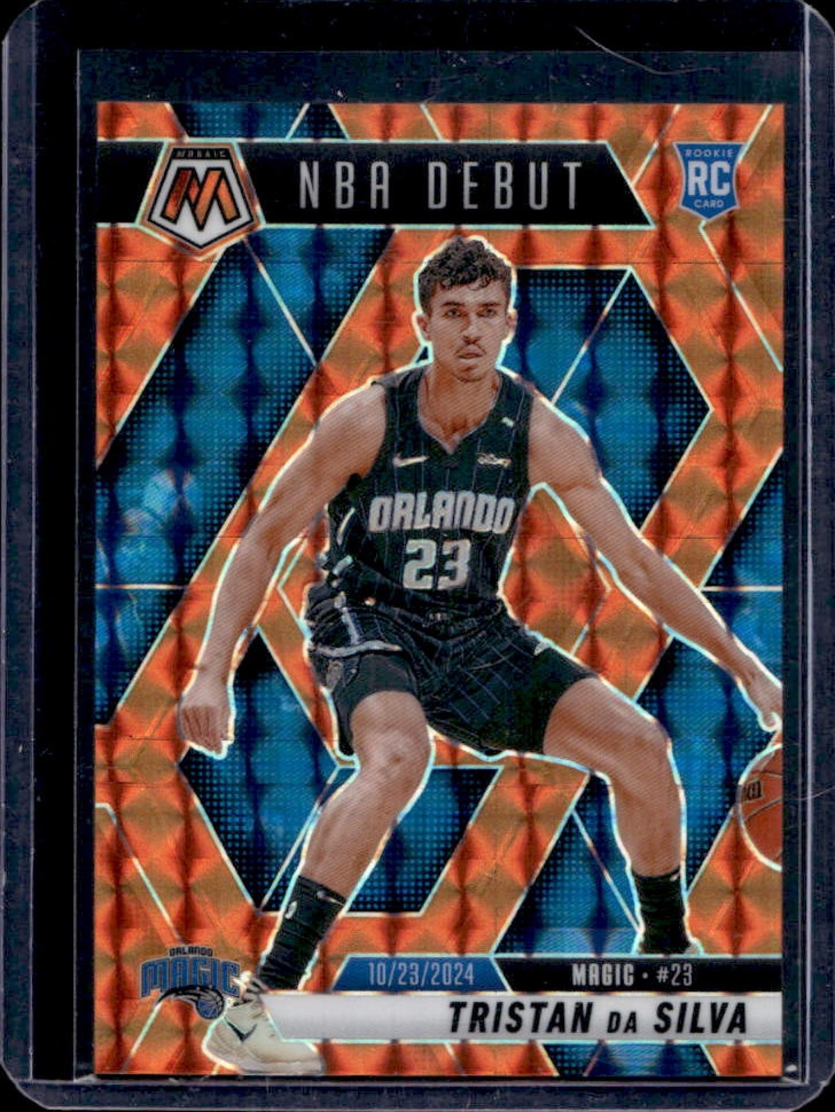 2024-25 Mosaic Tristan da Silva RC Orange Rookie NBA Debut #115/249 Magic