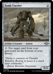 Tomb Trawler 250 Foil Uncommon Outlaws of Thunder Junction MTG