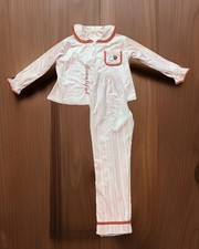 Pajama Set Plush VELOUR Lounge Beautiful Super Soft Peach Pink Sz L Woman  s