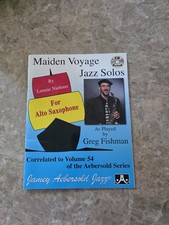 Maiden Voyage Jazz Solos for Alto Saxophone b...