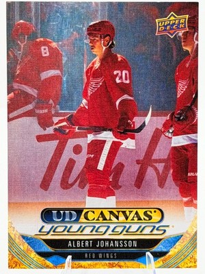 Albert Johansson UD Canvas Young Guns RC 2024-25 Upper Deck Series 2 #C214
