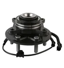 Ensamble de maza y rodamiento de rueda NAPA NBR931016 con sensor ABS 515177, 6 birlos