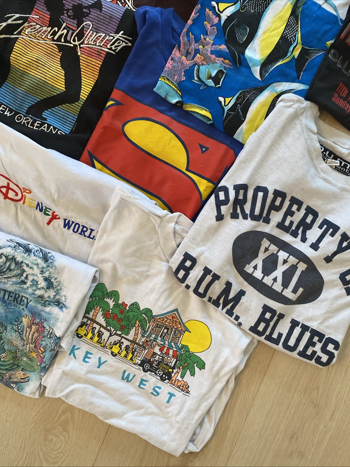 LOT of Vtg 90s T-Shirts Sports Destination Disney Biker Reseller SINGLE STITCH thumbnail 5