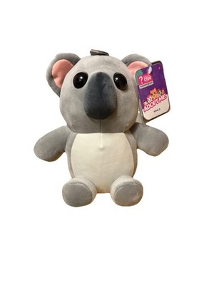 Adopt Me Koala Plush Jazwares 2024 Gray Stuffed Animal Toy w/ Code New