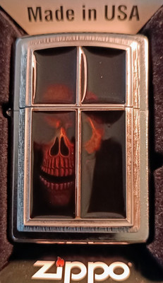 ZIPPO Special Edition | WINDOW SKULL | Anne Stokes Collection | 3D Emblem | G 15