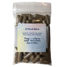 Herbal Calm Blend Capsules   Valerian  Wild Yam   500mg   60 Count