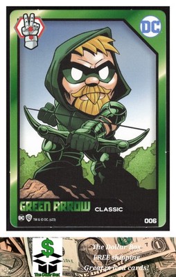 2023 DC Comics Ooshies Collector Cards Series 2 #6 Green Arrow