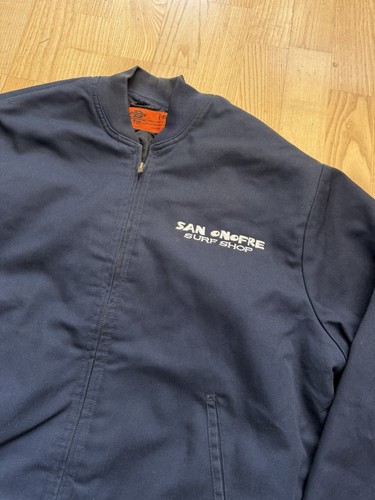 Chaqueta de Trabajo Vintage Dickies Industrial Wear San Onofre Surf Shop Talla Grande - Imagen 2 de 3