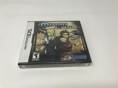 MIAMI LAW - Nintendo DS (works on 3DS)  Brand New & Sealed RARE HUDSON